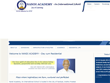 Tablet Screenshot of nandiacademy.com